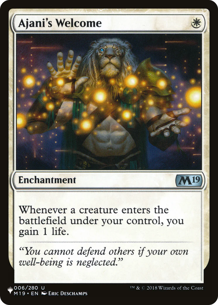 Ajani's Welcome [The List]