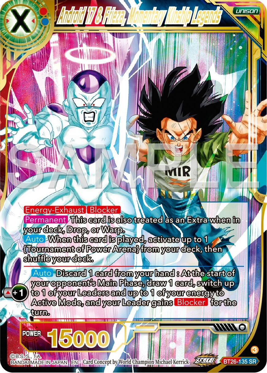 Android 17 & Frieza, Momentary Kinship Legends (BT26-135) [Ultimate Advent] - Image 2