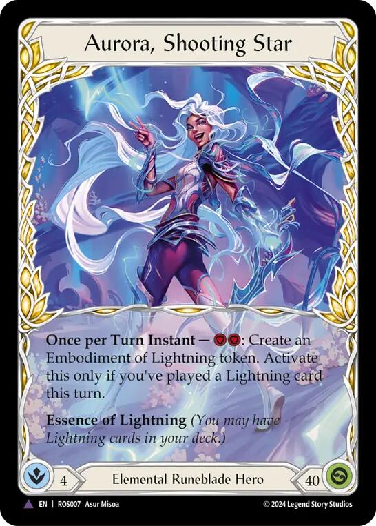 Aurora, Shooting Star (Marvel) [ROS007] (Rosetta)  Cold Foil - Image 2