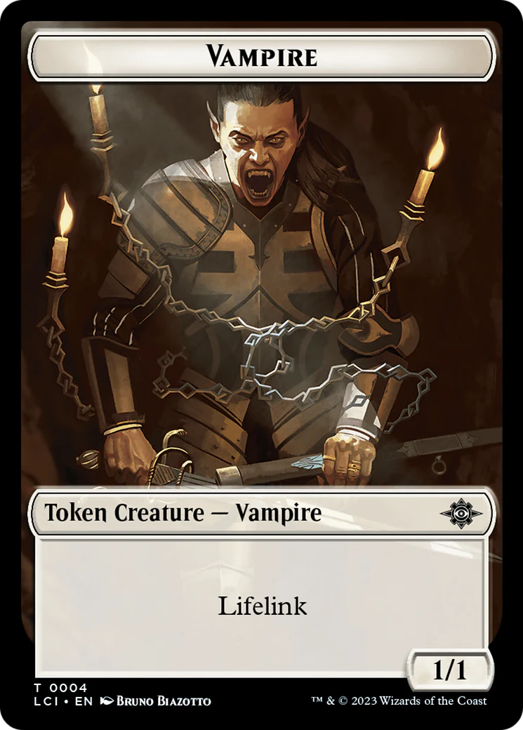 Bat // Vampire (0004) Double-Sided Token [The Lost Caverns of Ixalan Commander Tokens] - Image 2