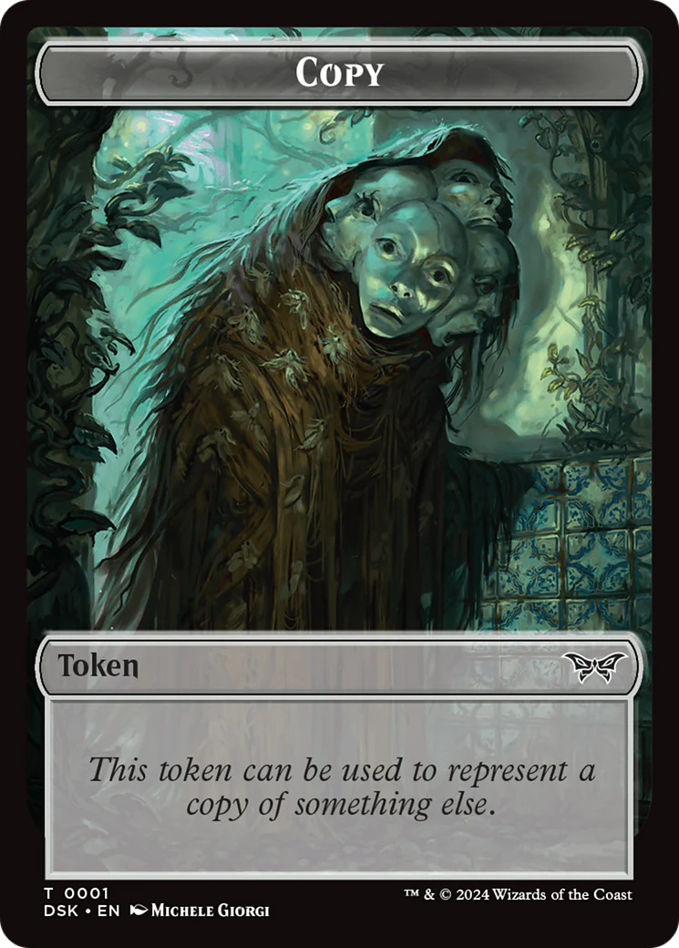 Beast // Copy Double-Sided Token [Duskmourn: House of Horror Tokens] - Image 2