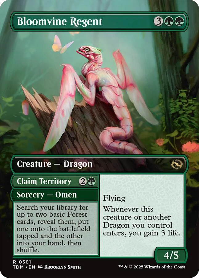 Bloomvine Regent (Borderless) [Tarkir: Dragonstorm] - Image 2