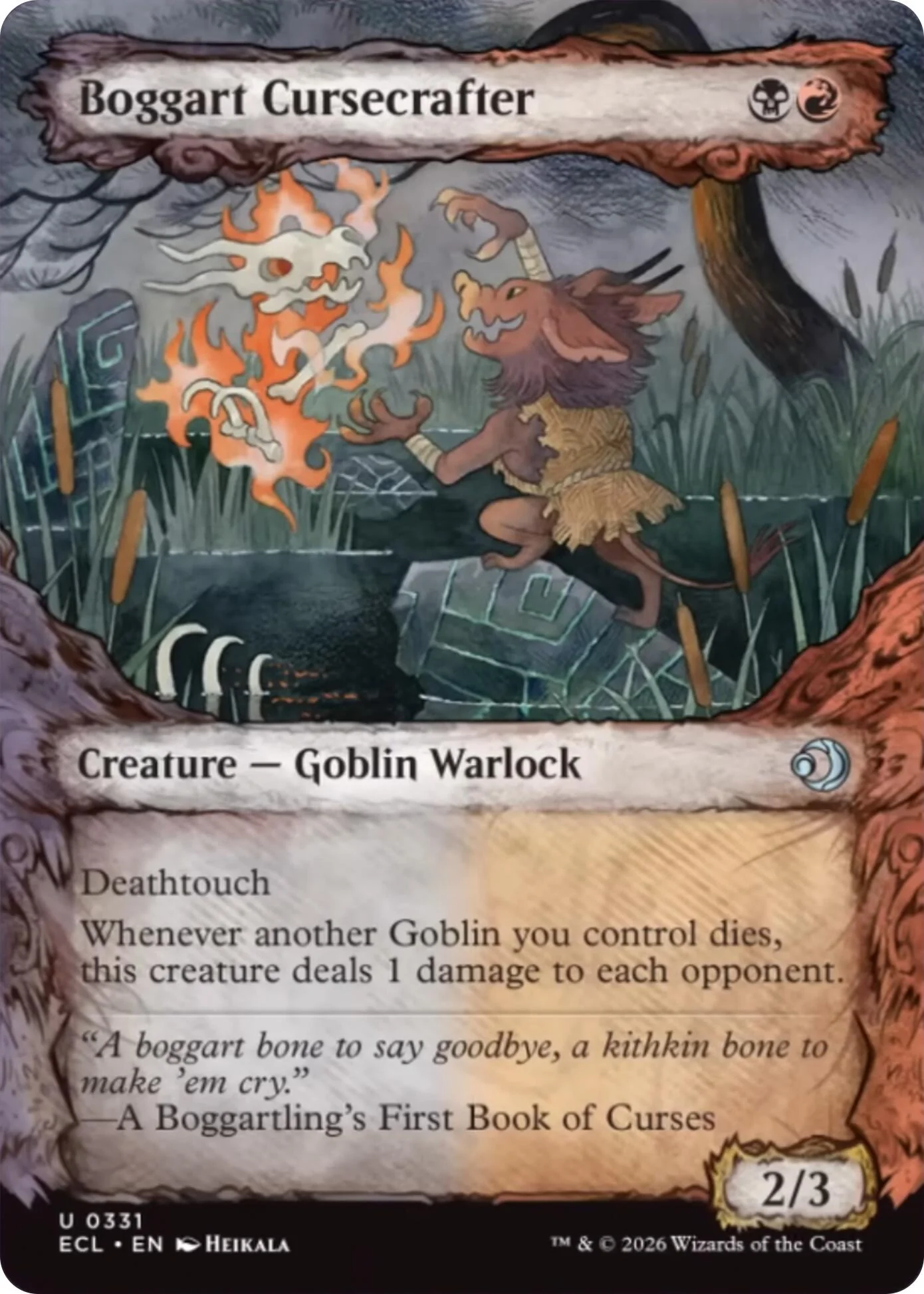 Boggart Cursecrafter (Showcase) [Lorwyn Eclipsed]