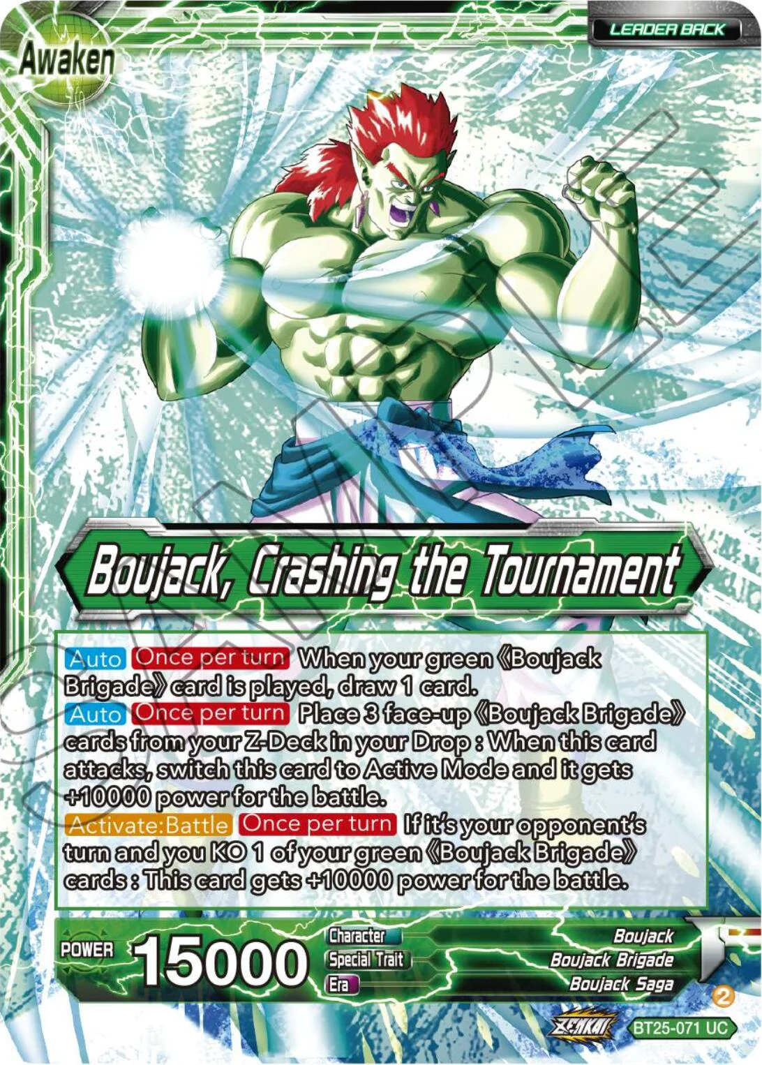 Boujack Brigade // Boujack, Crashing the Tournament (BT25-071) [Legend of the Dragon Balls] - Image 2