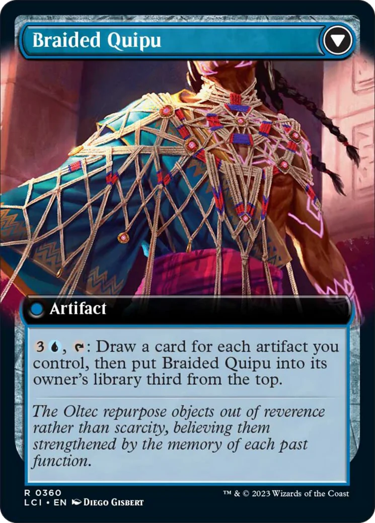 Braided Net // Braided Quipu (Extended Art) [The Lost Caverns of Ixalan] - Image 2