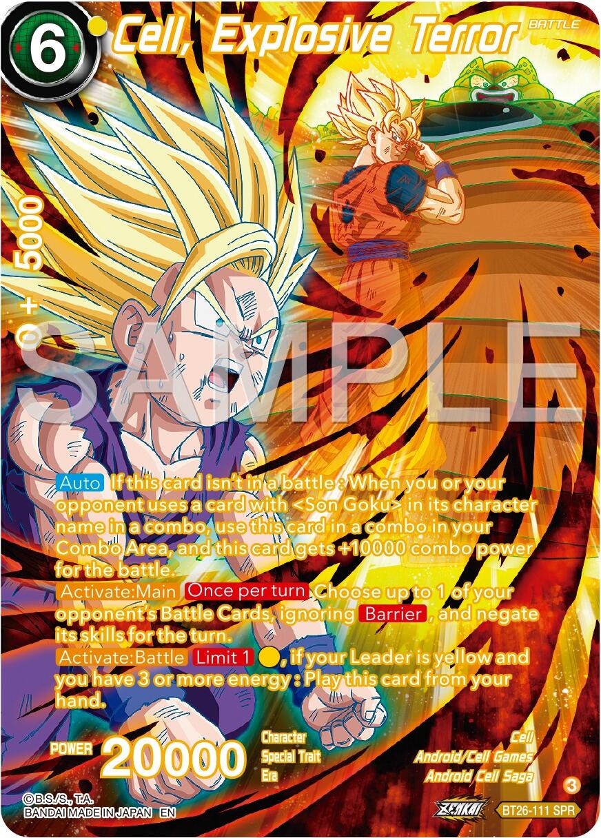 Cell, Explosive Terror (SPR) (BT26-111) [Ultimate Advent] - Image 2