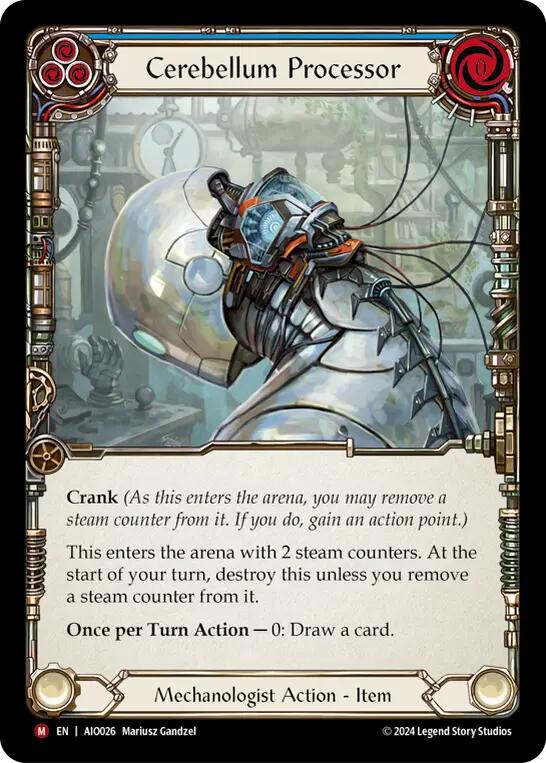 Cerebellum Processor [AIO026] (Armory Deck: Dash)  Rainbow Foil - Image 2