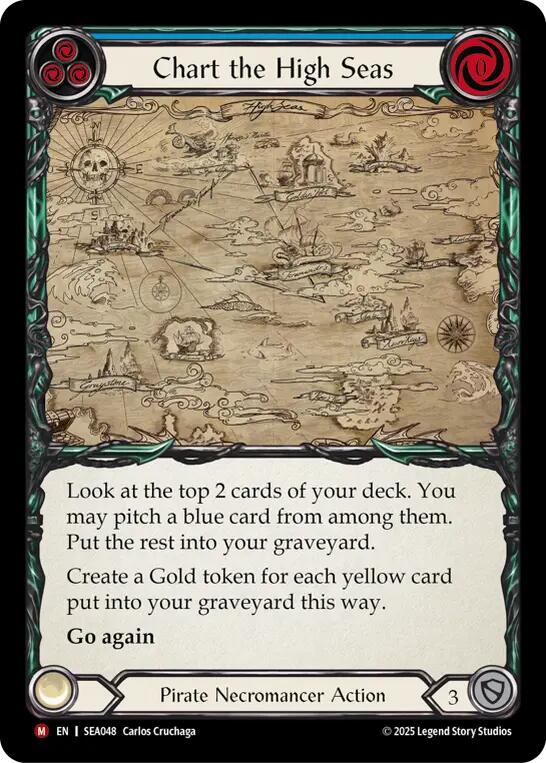 Chart the High Seas [SEA048] (High Seas)  Rainbow Foil