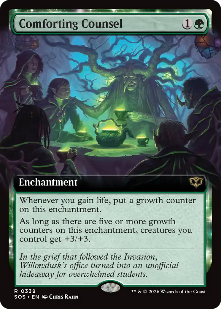 Comforting Counsel (Extended Art) [Secrets of Strixhaven]