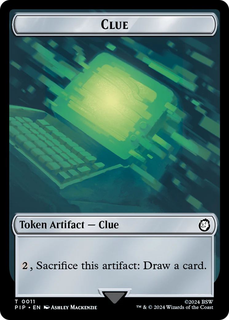 Copy // Clue Double-Sided Token [Fallout Tokens] - Image 2