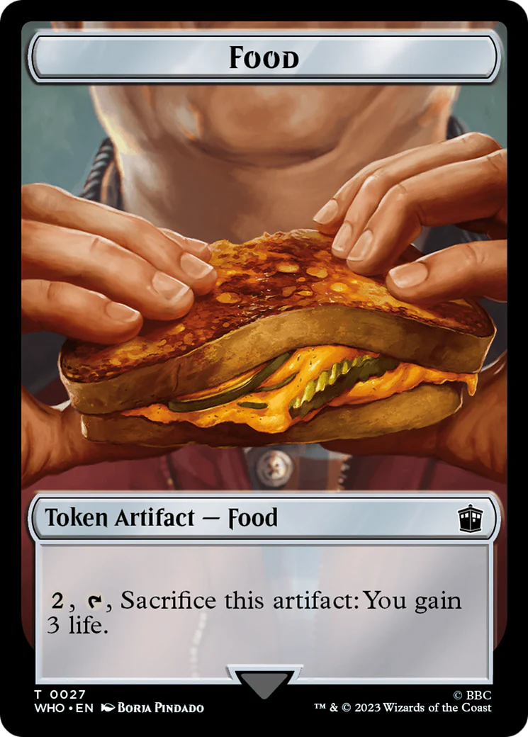 Copy // Food (0027) Double-Sided Token [Doctor Who Tokens] - Image 2