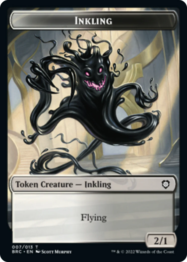 Copy // Inkling Double-Sided Token [The Brothers' War Commander Tokens] - Image 2