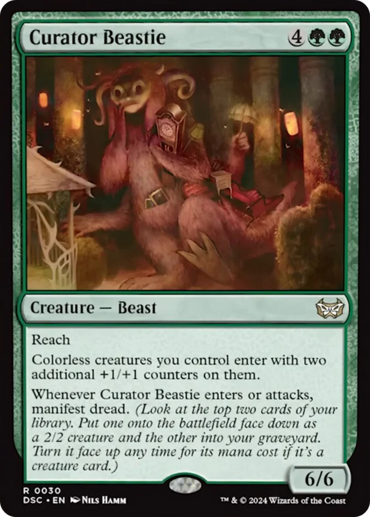 Curator Beastie [Duskmourn: House of Horror Commander]