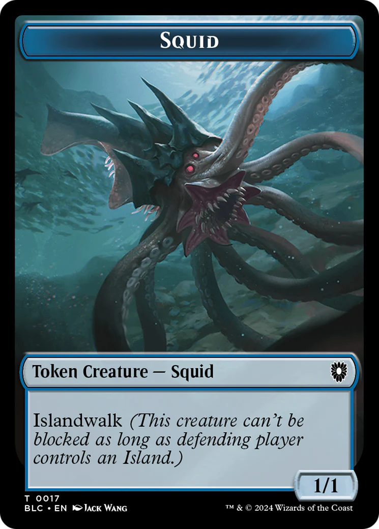 Elephant // Squid Double-Sided Token [Bloomburrow Commander Tokens] - Image 2