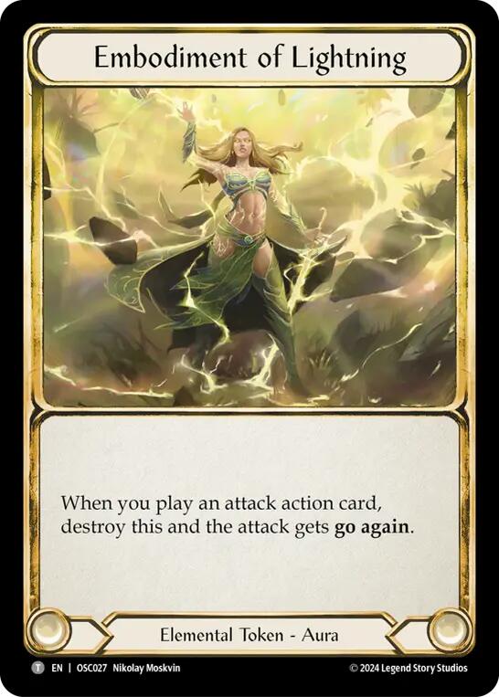 Embodiment of Lightning [OSC027] (Rosetta Oscilio Blitz Deck) - Image 2