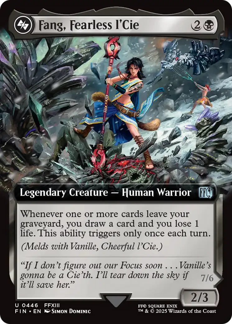 Fang, Fearless l'Cie (Extended Art) [FINAL FANTASY]