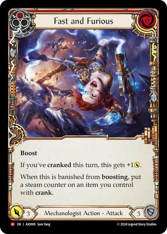 Fast and Furious (Red) [AIO009] (Armory Deck: Dash) - Image 2