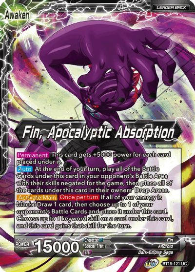 Fin // Fin, Apocalyptic Absorption (BT15-121) [Saiyan Showdown] - Image 2