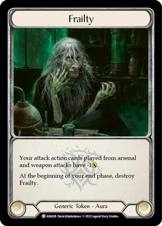 Frailty [ARA028] (Outsiders Arakni Blitz Deck)