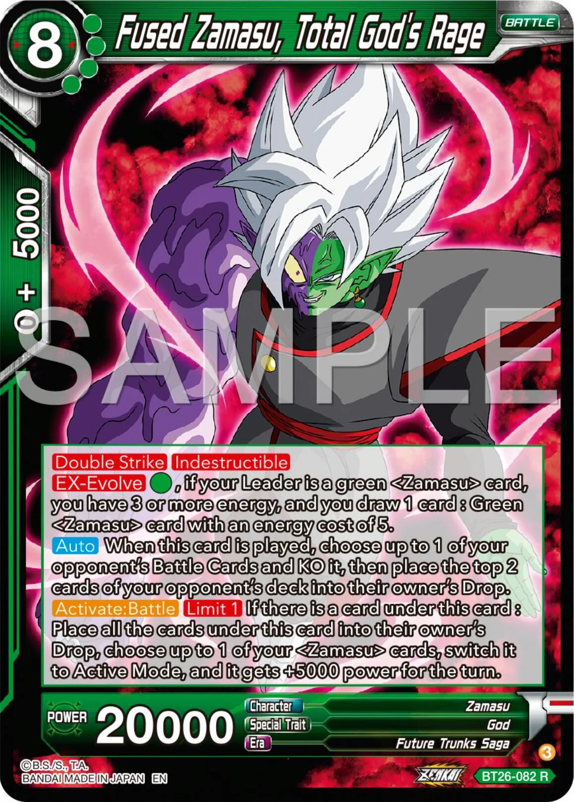 Fused Zamasu, Total God's Rage (BT26-082) [Ultimate Advent] - Image 3