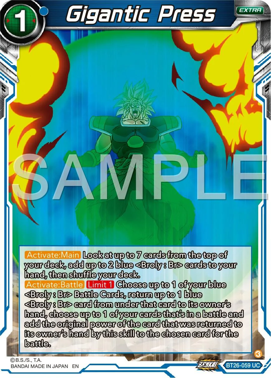 Gigantic Press (BT26-059) [Ultimate Advent]