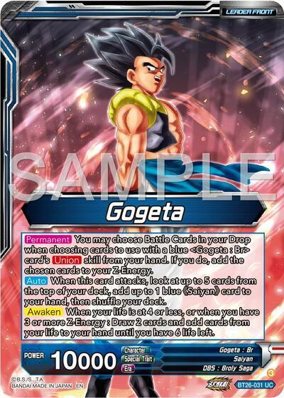 Gogeta // SSB Gogeta, Mighty Fusion Warrior (Alternate Art) (BT26-031) [Ultimate Advent] - Image 3