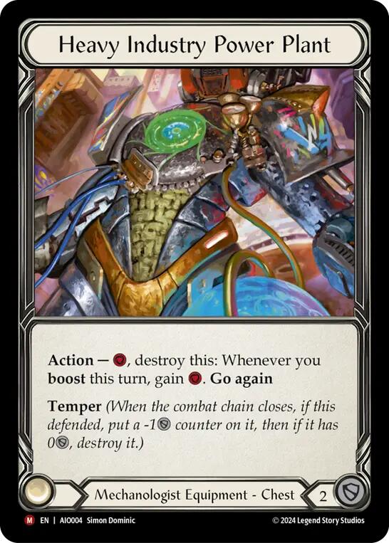 Heavy Industry Power Plant [AIO004] (Armory Deck: Dash)  Rainbow Foil - Image 2