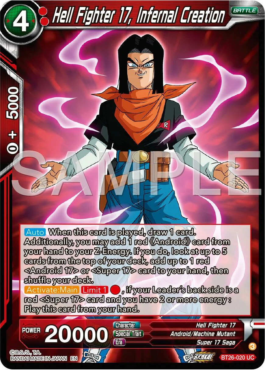 Hell Fighter 17, Infernal Creation (BT26-020) [Ultimate Advent] - Image 2