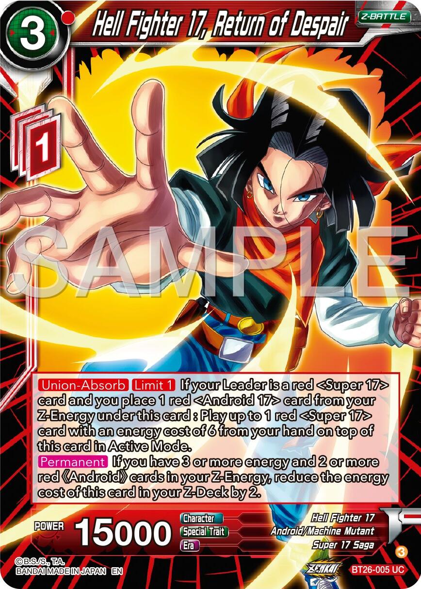 Hell Fighter 17, Return of Despair (BT26-005) [Ultimate Advent] - Image 2