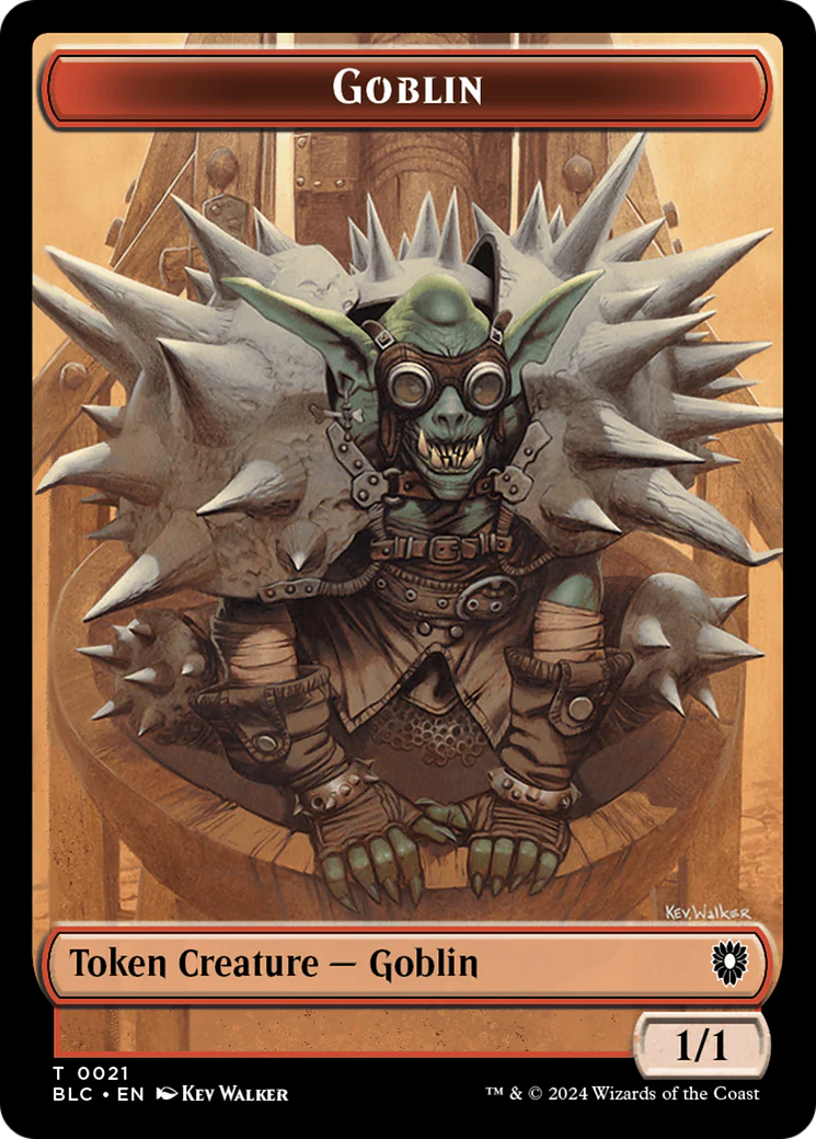 Illusion // Goblin Double-Sided Token [Bloomburrow Commander Tokens] - Image 2