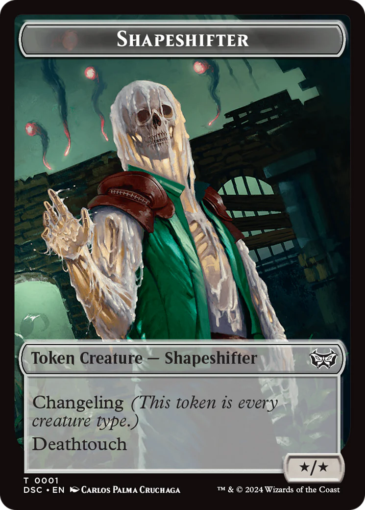 Insect (0011) // Shapeshifter Double-Sided Token [Duskmourn: House of Horror Commander Tokens] - Image 2