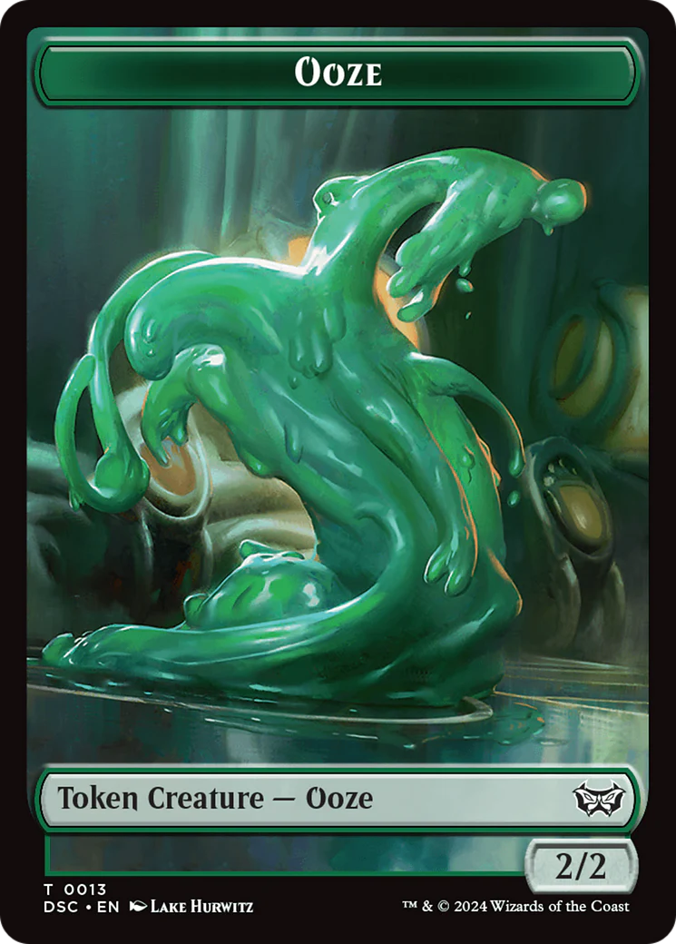 Insect (0012) // Ooze (0013) Double-Sided Token [Duskmourn: House of Horror Commander Tokens] - Image 2