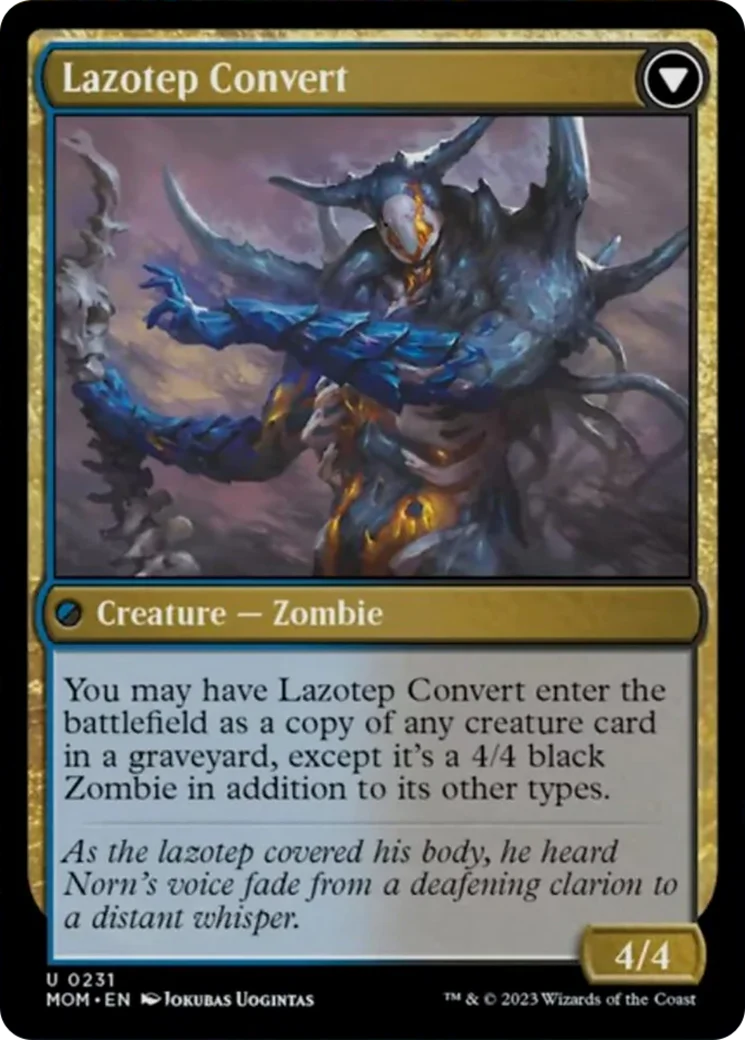 Invasion of Amonkhet // Lazotep Convert [March of the Machine] - Image 2