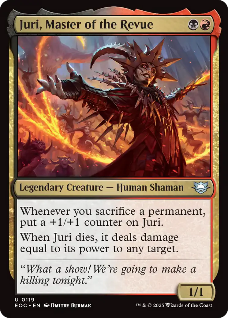 Juri, Master of the Revue [Edge of Eternities Commander]