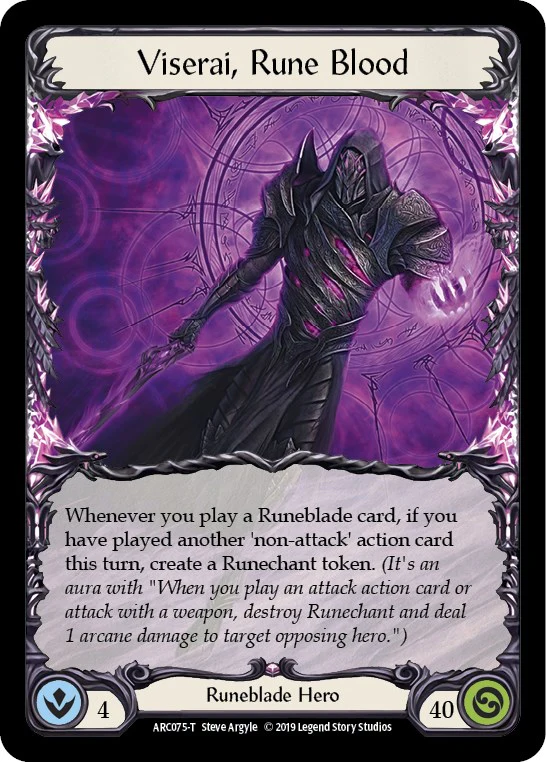 Kano, Dracai of Aether // Viserai, Rune Blood [ARC113 // ARC075] (Arcane Rising) - Image 2