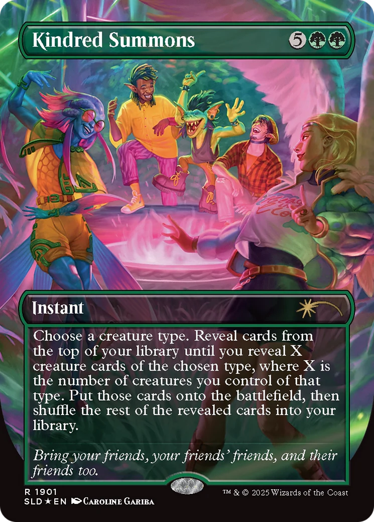 Kindred Summons (Double Rainbow Foil) [Secret Lair Drop Series]