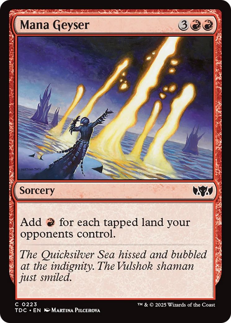 Mana Geyser [Tarkir: Dragonstorm Commander]