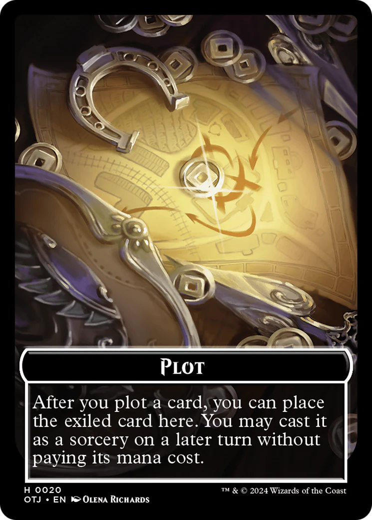 Meteorite // Plot Double-Sided Token [Outlaws of Thunder Junction Tokens] - Image 2