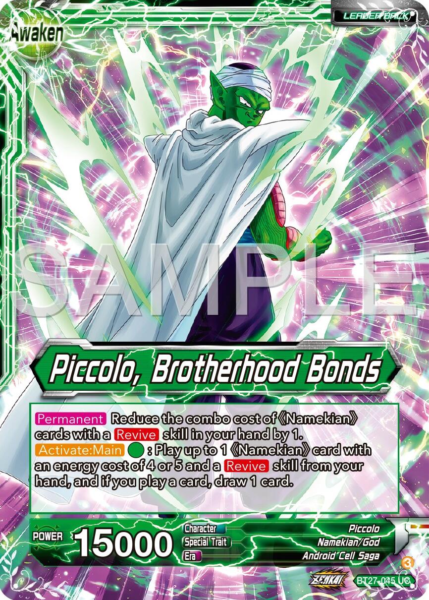 Piccolo // Piccolo, Brotherhood Bands (BT27-045) [History of Z] - Image 2