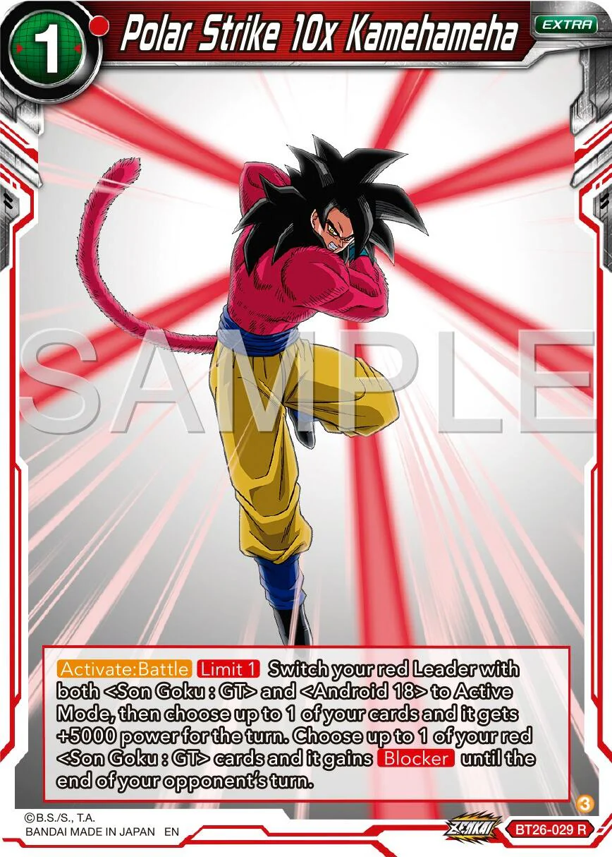 Polar Strike 10x Kamehameha (BT26-029) [Ultimate Advent] - Image 3