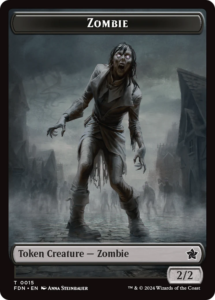 Rat (0014) // Zombie Double-Sided Token [Foundations Tokens] - Image 2