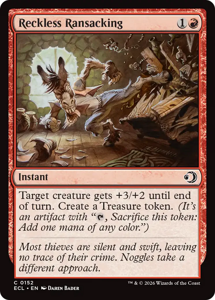 Reckless Ransacking [Lorwyn Eclipsed]