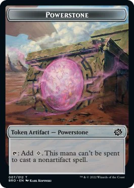 Scrap // Powerstone Double-Sided Token [The Brothers' War Commander Tokens] - Image 2