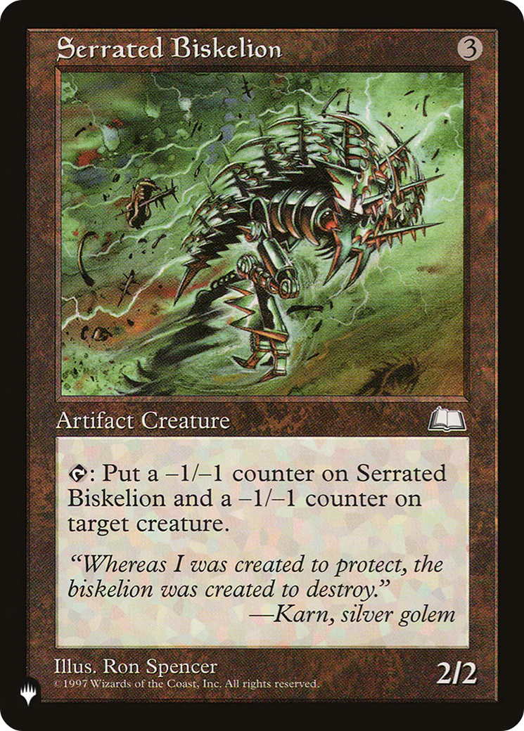 Serrated Biskelion [The List]