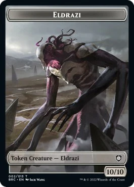 Servo // Eldrazi Double-Sided Token [The Brothers' War Commander Tokens] - Image 2