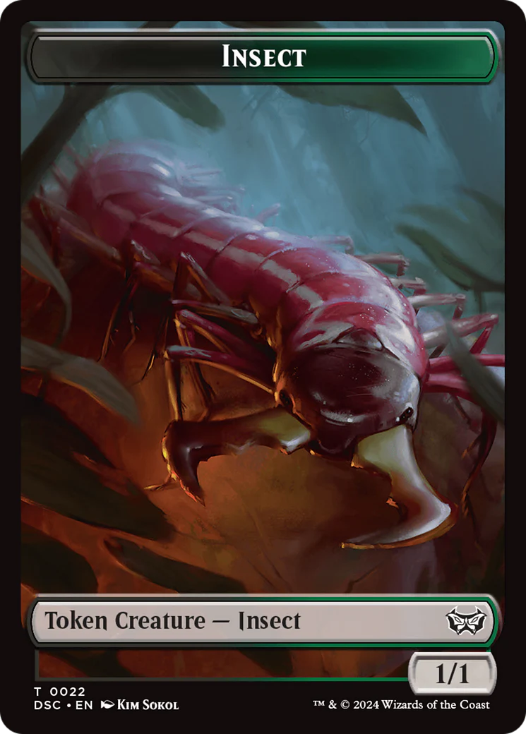Shapeshifter // Insect (0022) Double-Sided Token [Duskmourn: House of Horror Commander Tokens] - Image 2