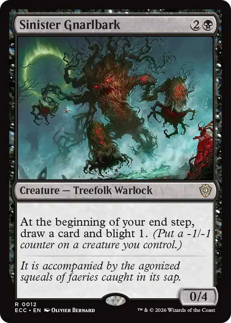 Sinister Gnarlbark [Lorwyn Eclipsed Commander]