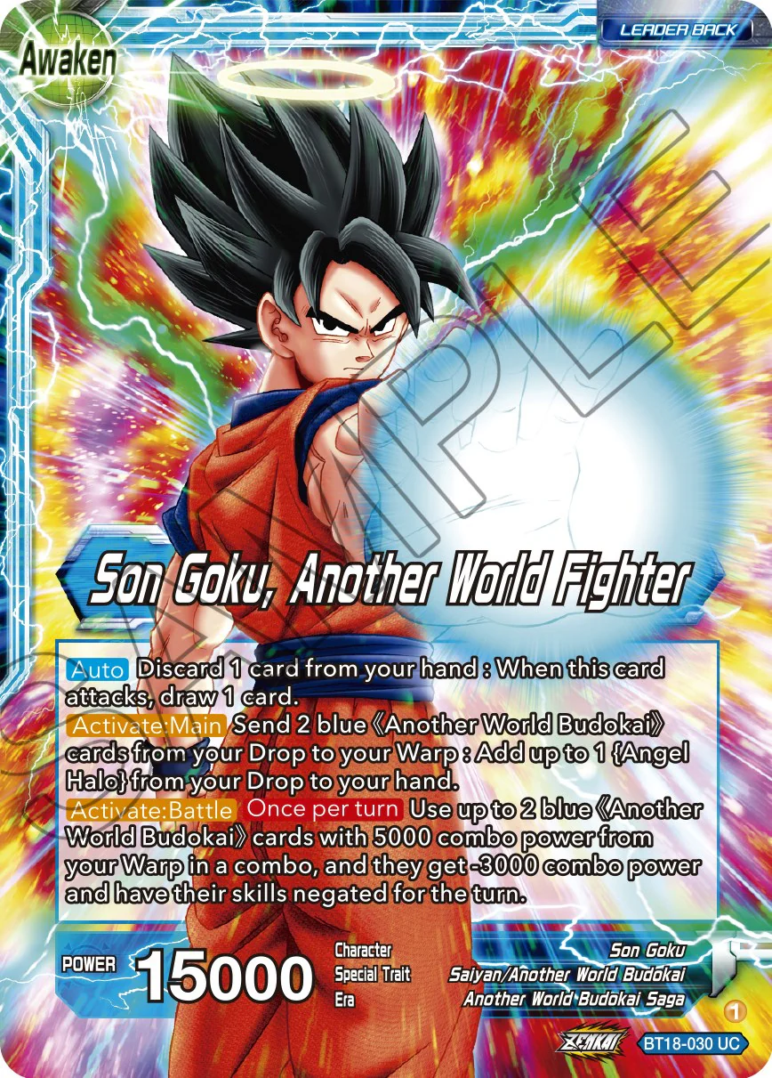 Son Goku // Son Goku, Another World Fighter (BT18-030) [Dawn of the Z-Legends] - Image 2