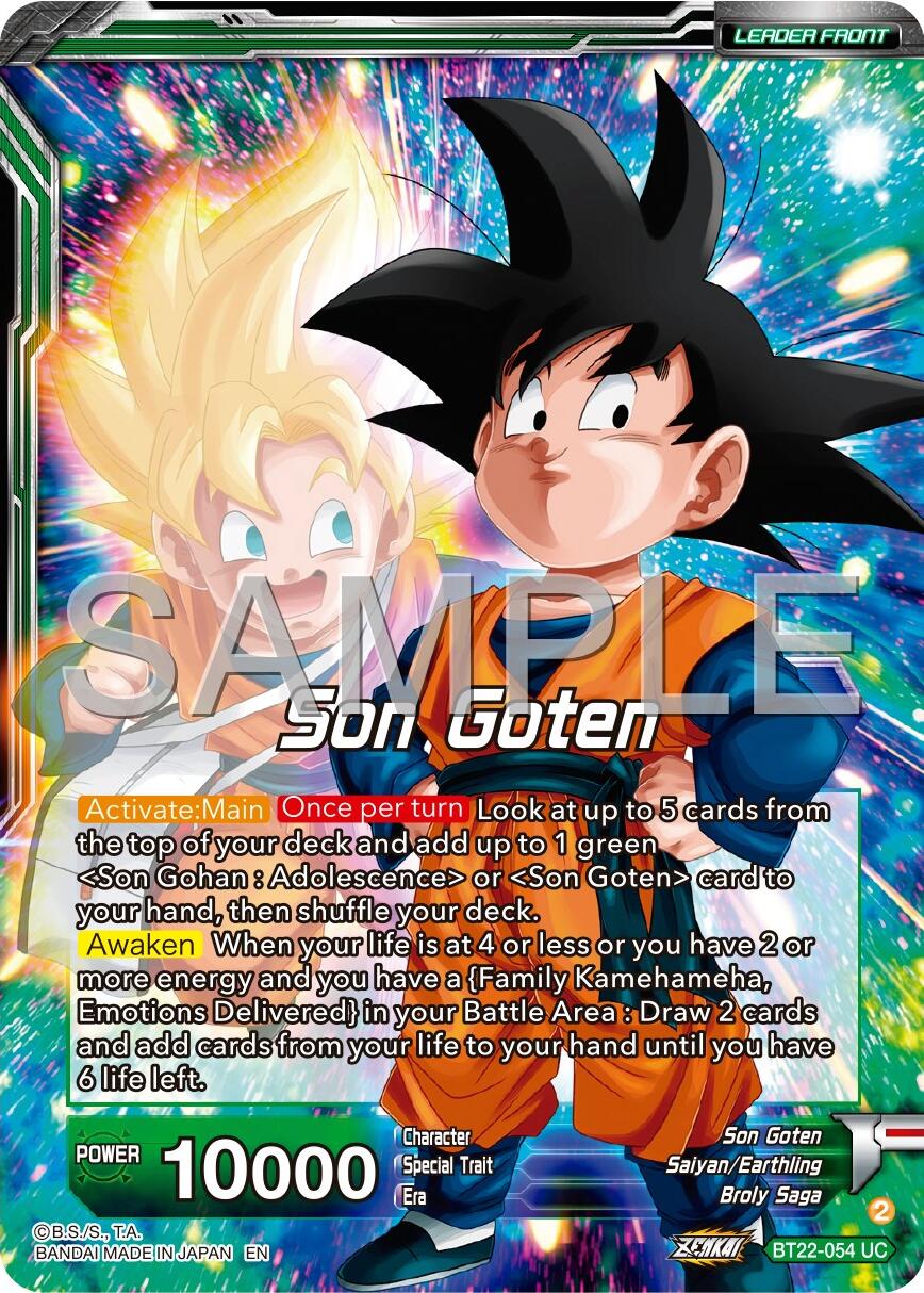 Son Goten // SS Son Gohan & SS Son Goten, Brothers (BT22-054) [Premium 7th Anniversary Box 2024] - Image 2