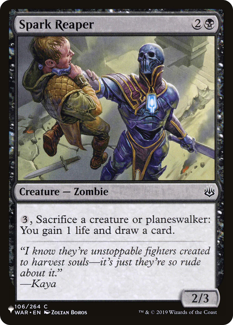 Spark Reaper [The List]